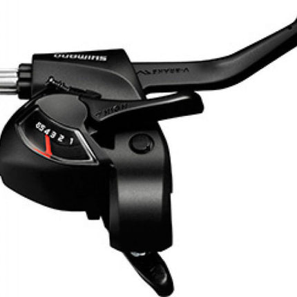 Shifter (right) with brake lever 6 speed Shimano ST-EF41 - black