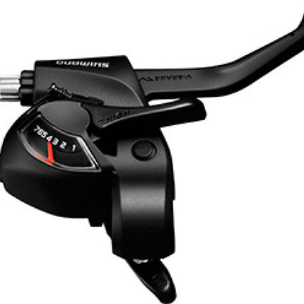 Versteller (rechts) met remhendel 7 speed Shimano ST-EF41 - zwart