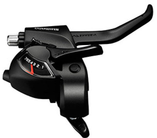 Versteller (rechts) met remhendel 7 speed Shimano ST-EF41 - zwart