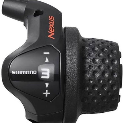 Draaiversteller 3 speed Shimano Nexus SL-3S41E met 180 mm kabel en clickbox - zwart