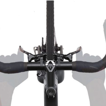 Versteller (links) met remhendel 2x11 speed Shimano GRX Di2 ST-RX815