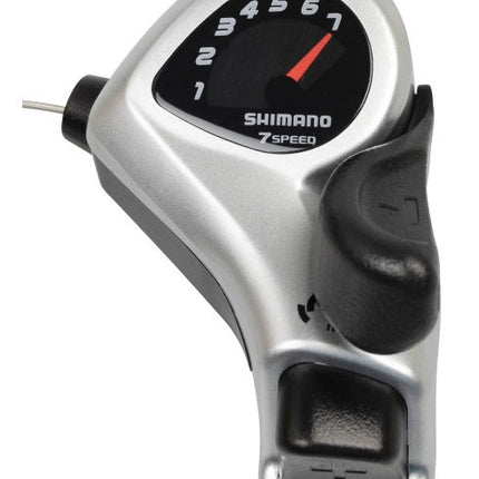 Versteller rechts 7 speed Shimano ST-TX50 - zwart/zilver