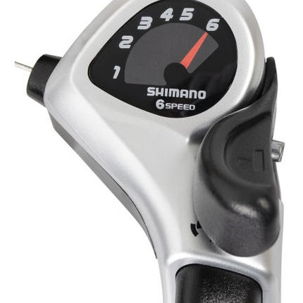 Versteller rechts 6 speed Shimano ST-TX50 - zwart/zilver