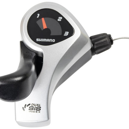 Versteller links 3 speed Shimano ST-TX50 - zwart/zilver