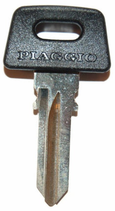 key Piaggio original ignition switch blank (short) zip fr rst, nrg, sfera, typhoon 257710