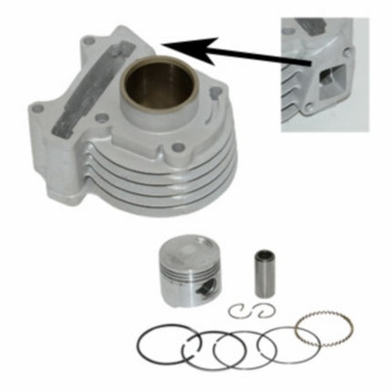 Cylindre DMP aluminium nikasil qualité A 50cc 39mm peugeot-4t, sco sym 4t, sco china 4t, sco gy6, sco kymco 4t