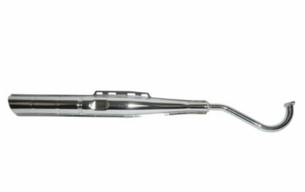 pot d'échappement tecno modèle original 45km 22mm chrome puch maxi