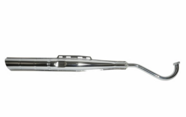 uitlaat tecno origineel model 45km 22mm chroom puch maxi