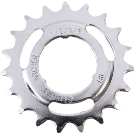 Pignon Sturmey Archer 19T - 1/8" déporté - chrome