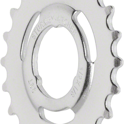 Hub gear Sturmey Archer 18T 3/32 Through-set Chrome