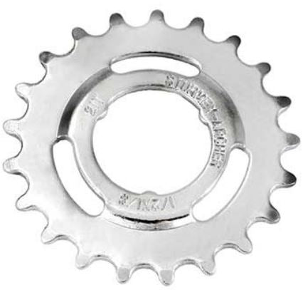 Tandwiel Sturmey Archer 19T - 3/32 doorgezet - verchroomd