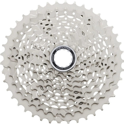 Cassette 10 speed Shimano Deore CS-M4100-A 11-42T - Zilver - Werkplaatsverpakking