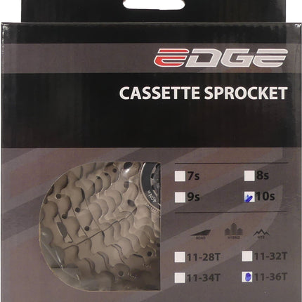 Cassette 10 speed Edge CS-M6010  11-36T - zilver
