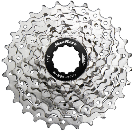 Cassette 9 speed Sunrace CSR91 11-25T - zilver