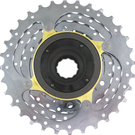 Freewheel 9 speed Sunrace MFEX9  11-32T - verchroomd