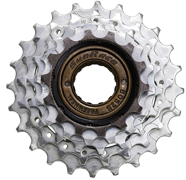 Freewheel 6 speed Sunrace MFR2A 14-24T - zwart