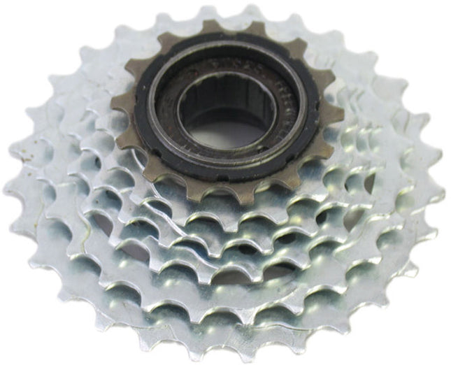 Freewheel 6 speed Sunrace MFM2A 14-28 tands - chroom