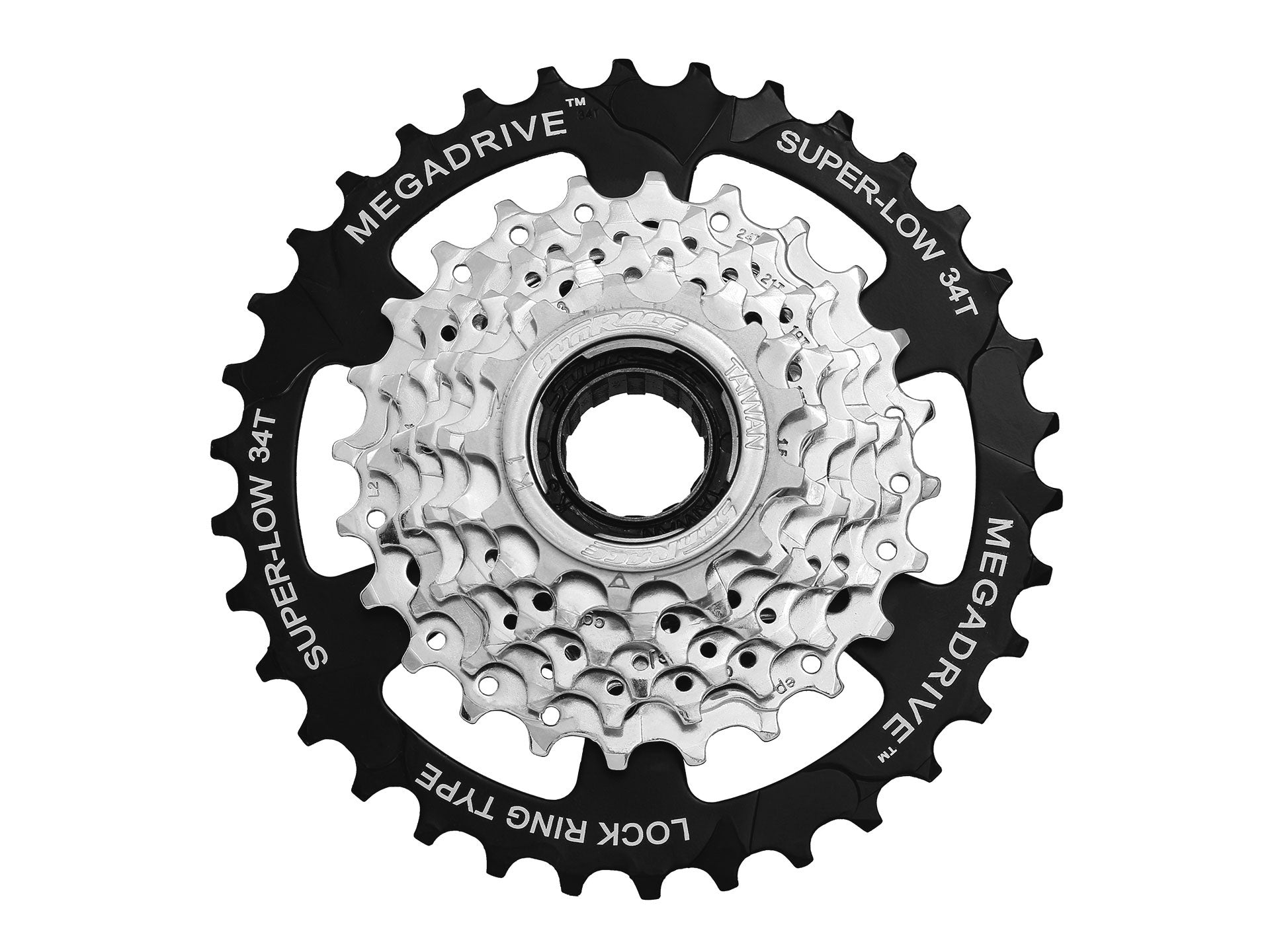 Freewheel 7 speed Sunrace MFM4S 13-34 tands - zink