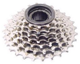 Freewheel 7 speed Sunrace MFM30 13-28 tands - chroom