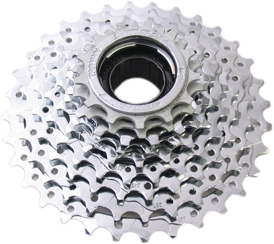 Freewheel 9 speed Sunrace MFE90 13-32 tands - chroom