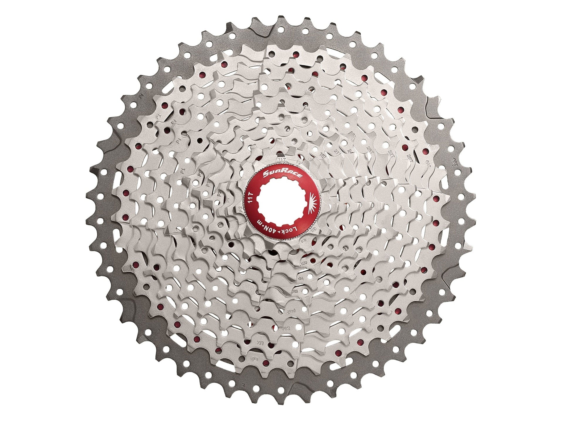 Cassette 11 speed SunRace CSMX8  11-46T - zilver