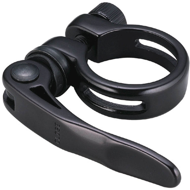 Union zadelpenklem met snelspanner 28.6 zwart