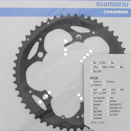 Kettingblad 52T Shimano 105 FC-5700 - zwart