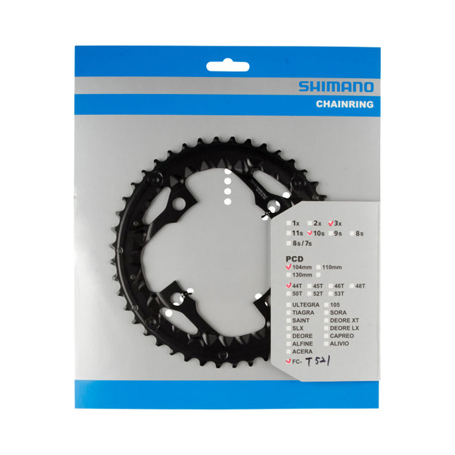 Kettingblad 44T Shimano FC-T521 44T-AE Non Series - kettingrand - zwart