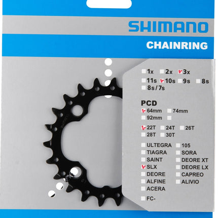 Kettingblad 22T Shimano Deore / SLX FC-M612 22T-AN