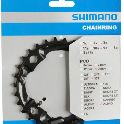 Kettingblad 30T Shimano Alivio FC-M4000
