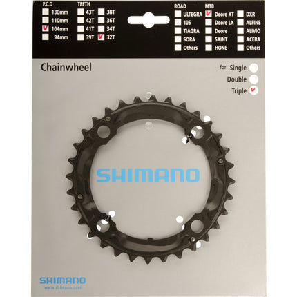 Kettingblad 32T Shimano Deore XT FC-M760 - 9 speed