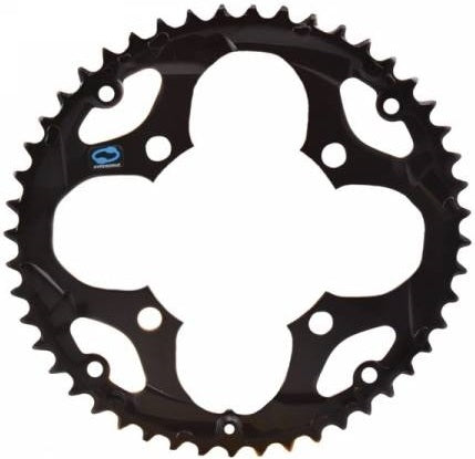 Kettingblad 48T Shimano Alivio FC-M411 voor kettingbeschermer - zwart