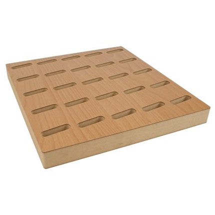 Houten bellendisplay Widek voor 25 fietsbellen