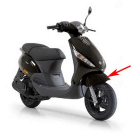 voorspatbord Piaggio origineel zwart lucido 94 zip2000 1b00099600090