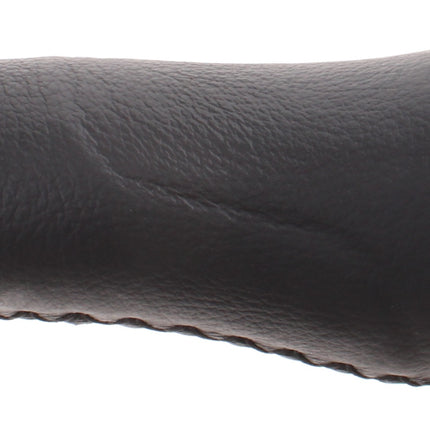 Poignée droite Gazelle 88 mm - cuir Aero noir