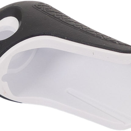 Handvat dop rechts Gazelle Basis 88 mm - zwart met witte bies - afbeelding 2