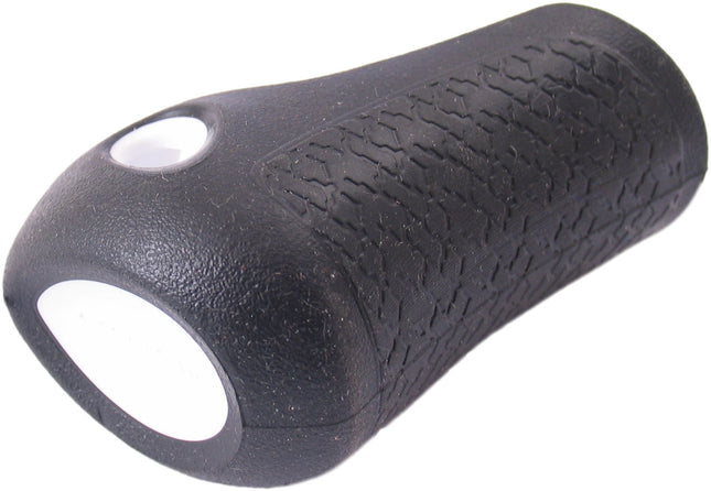 Poignée gauche Gazelle Basis 88 mm - noir avec liseré blanc