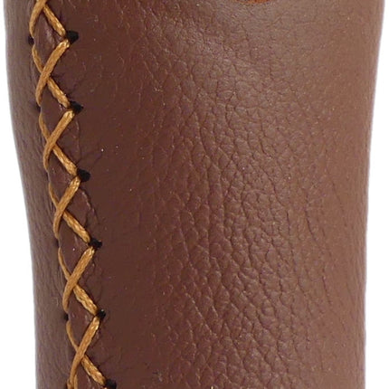 Poignée Gazelle droite 88 mm - cuir Aero marron