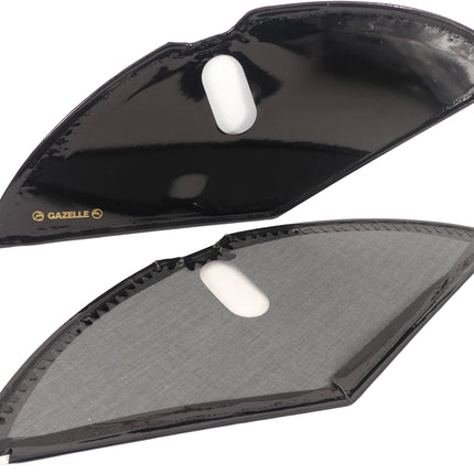 Jasbeschermerset 28" Gazelle lakdoek - zwart - afbeelding 3