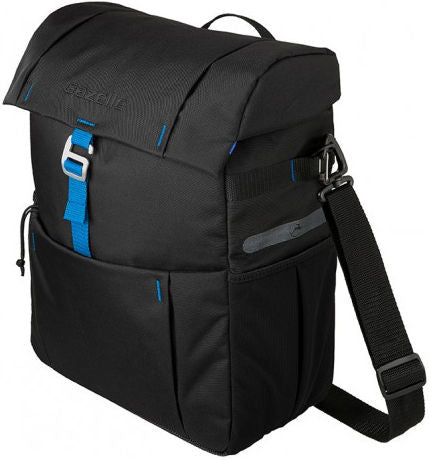 Enkele fietstas Gazelle - black / spark blue