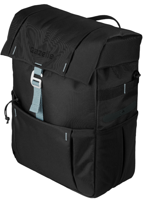 Enkele fietstas Gazelle - black / light olive