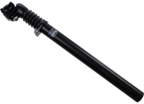 Zadelpen verend Post Moderne ø27.2 mm / 350 mm - mat zwart
