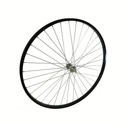 Z Voorwiel 28” Alu zwart vast zwart