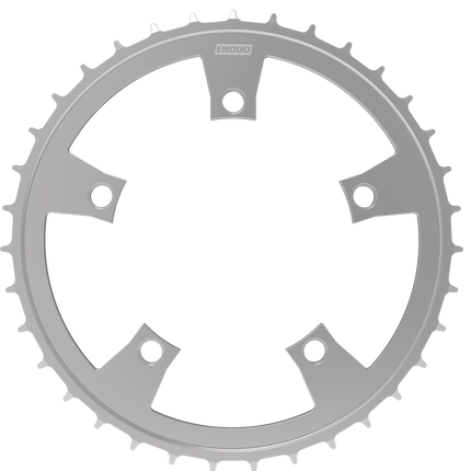 Plateau 58 dents Enduo Cargo 5-B 130-BCD Cl-46.7mm - argent