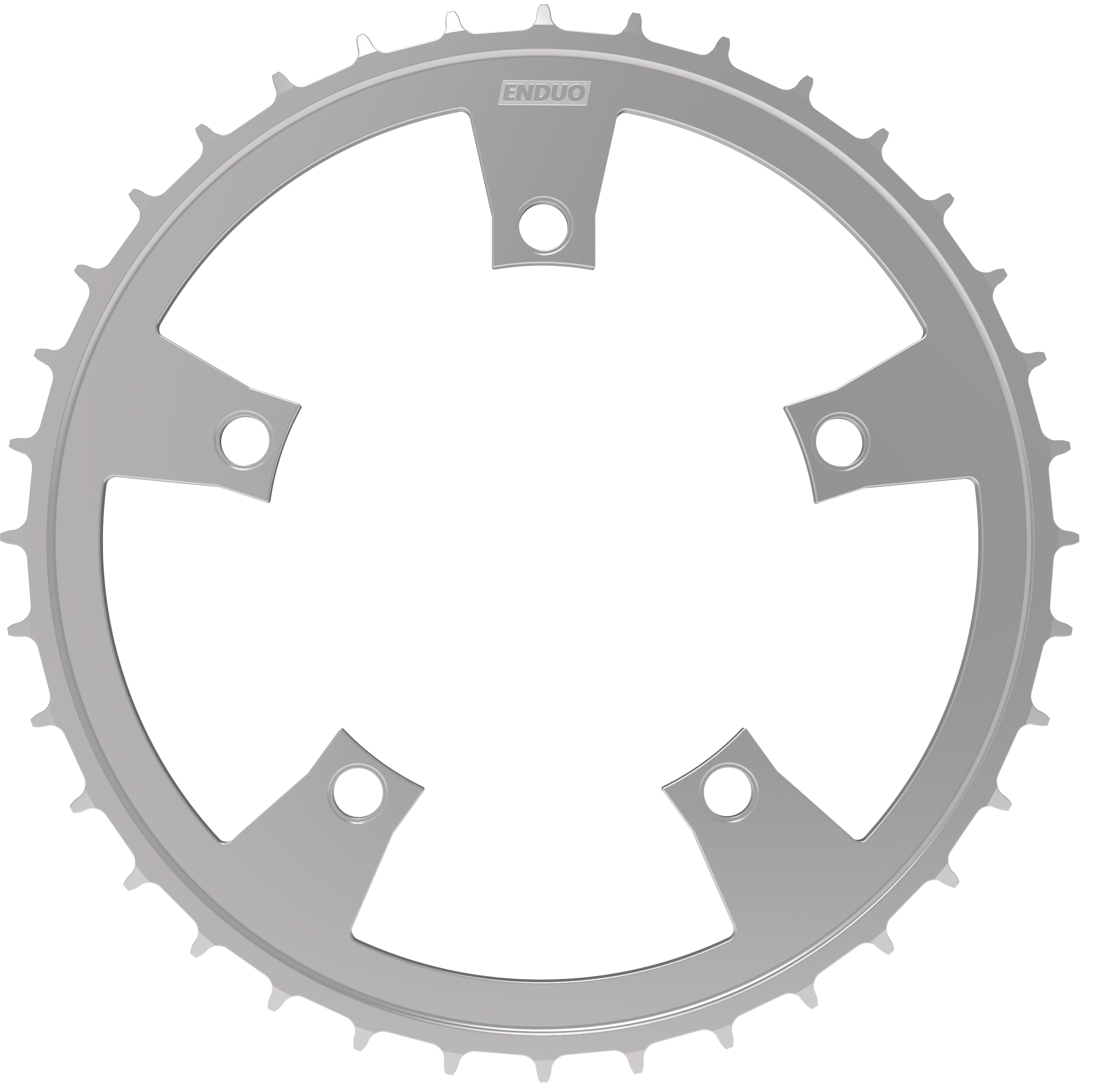 Kettingblad 72T Enduo Cargo 5-B 130-BCD Cl-46.7mm - zilver