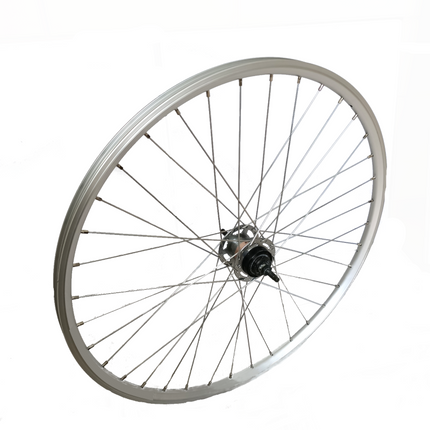 Z Achterwiel N3 Roll Alu zilver Hoog