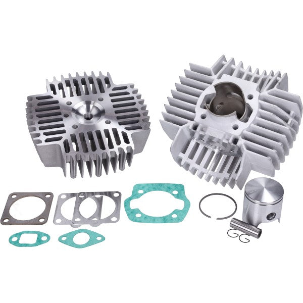 Cylindre avec culasse Power1 + piston large alu-nik 45mm Puch Maxi