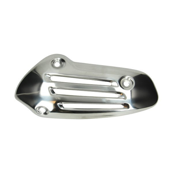 hitteschild Piaggio origineel uitlaat euro-4/5 chroom primavera 4t iget, sprint 4t-3v 1a006767