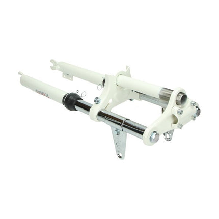voorvork EBR kort breed compleet wit puch maxi