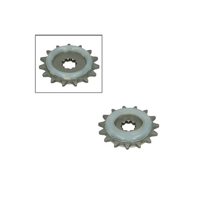 Pignon avant + caoutchouc qualité A 15 dents Puch Maxi, Puch